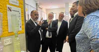 שר הרווחה יעקב מרגי בסיור ברכסים