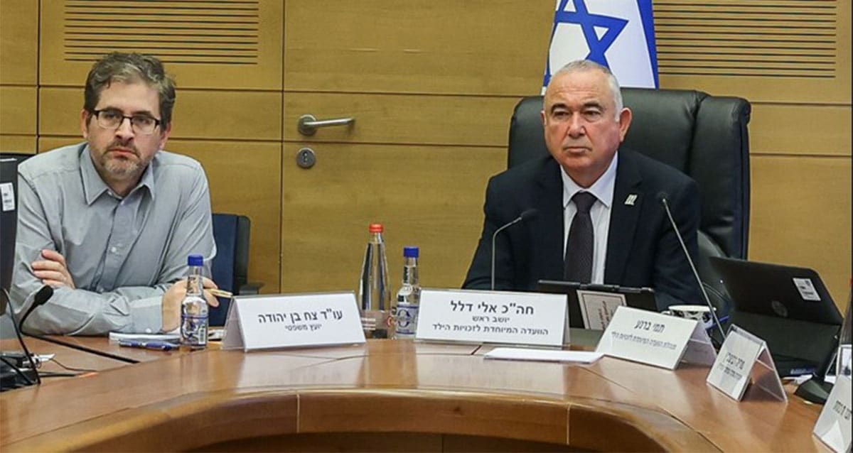 אלי דלל בדיון (צילום: נועם מושקוביץ, דוברות הכנסת)