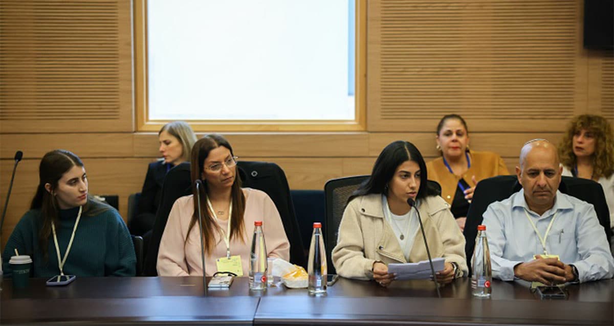 מתוך הדיון בנושא ארוסות בכנסת (צילום: דוברות הכנסת)
