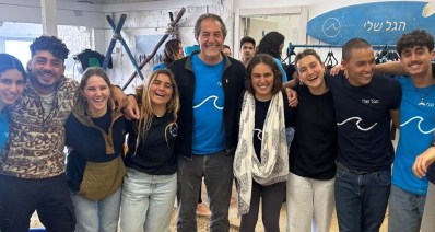 שון תומסון והצעירים (באדיבות: הגל שלי)