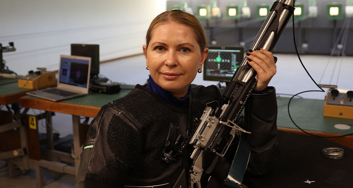 יוליה צ'רנוי (קליעה) – הראשונה להשיג את הכרטיס לפריז (צילום: קרן איזיקסון)