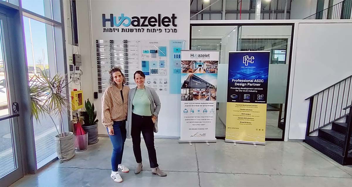 שירה פריגת וייס, מנהלת מרכז לאודר לקידום תעסוקה בגליל וסיון אור צרפתי רכזת תיירות באשכול גליל מזרחי (צילום: מרכז לאודר)