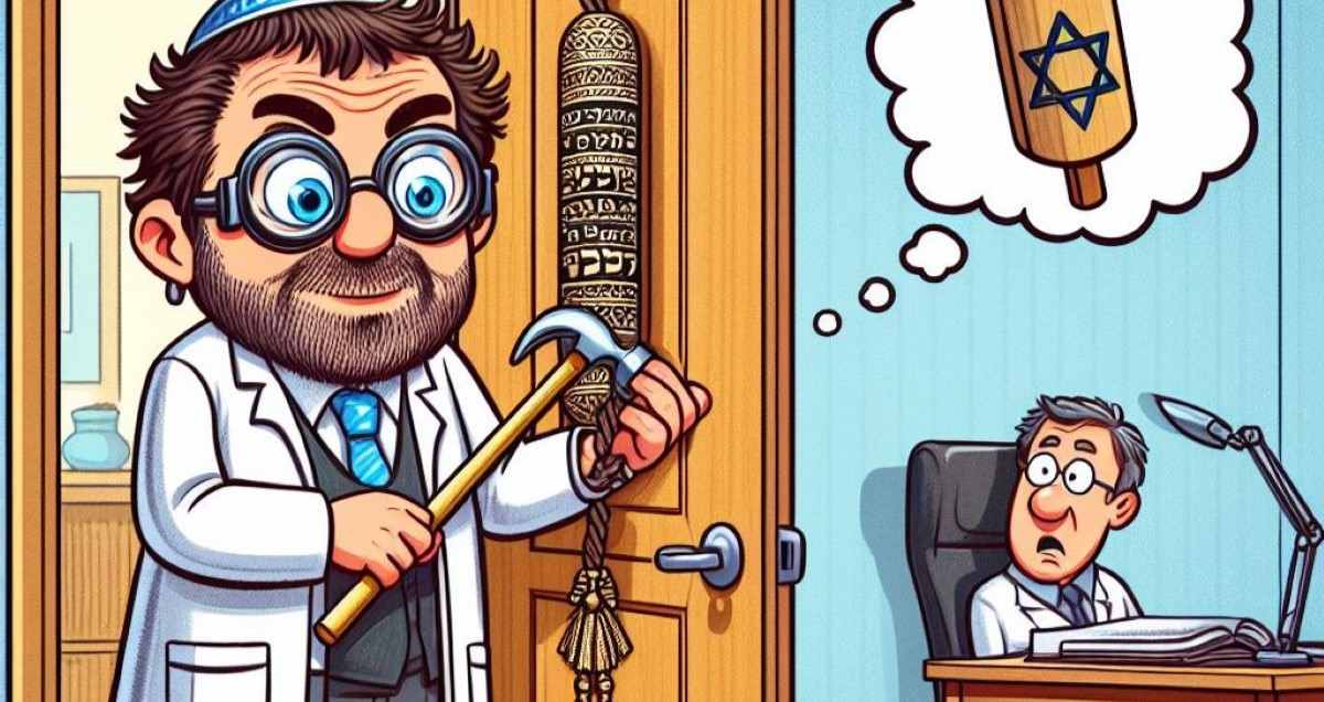 הפסיכאטר המחוזי יפקח על מזוזות? עיבוד AI - מדיה היפר לוקאלית