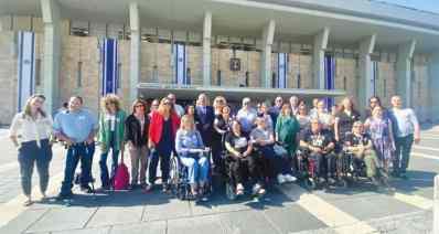 חברי איל"ן בביקור בכנסת (צילום: עמותת איל"ן)