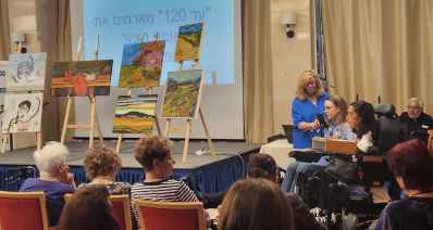 אמנים מתארחים בדיור המוגן (צילום: עד 120)