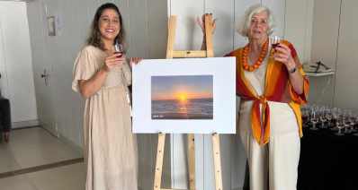 תמר לויתן מקיבוץ נחל עוז וענת פרנקו מנהלת התרבות במגדלי הים התיכון בת ים (באדיבות: מגדלי הים התיכון בת ים)