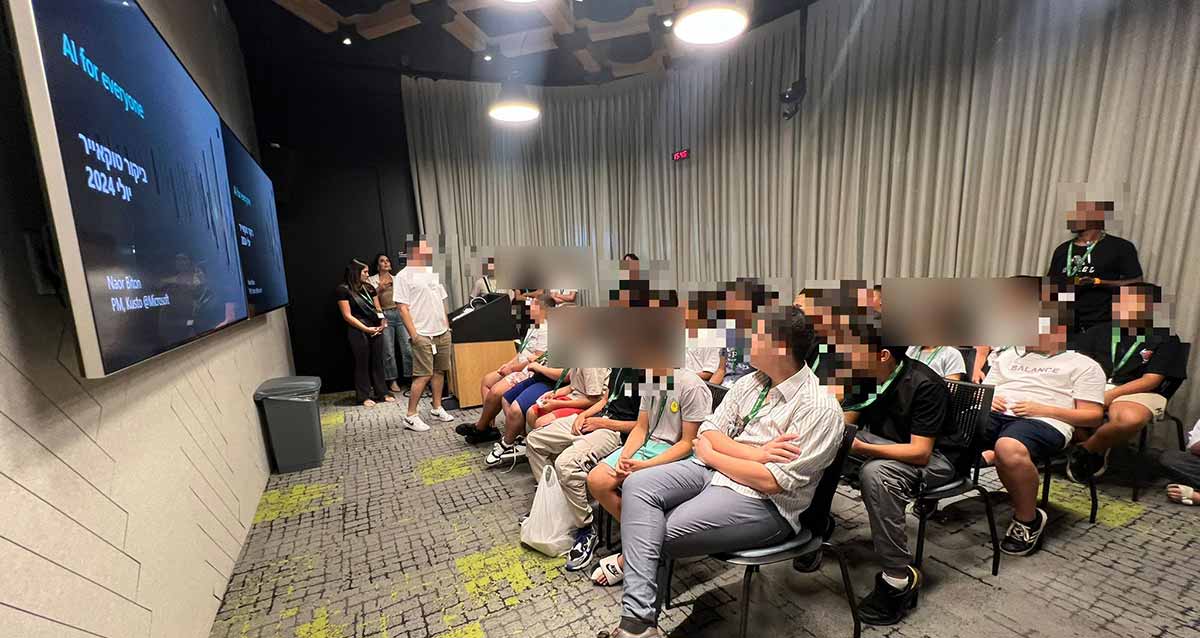 חוויה מעשירה לילדי פנימיית טוקאייר במיקרוסופט ישראל