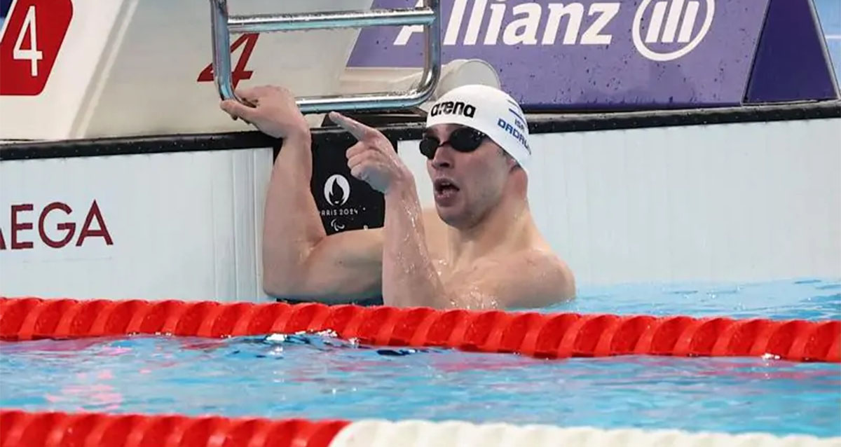 עמי דדאון, אלוף אולימפי ב-100 מטר חופשי (צילום: לילך וייס רוזנברג)