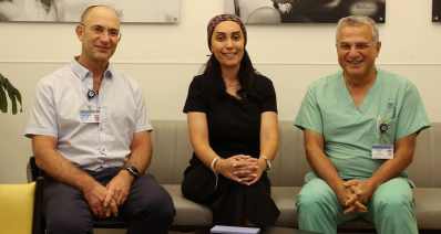 סהר והרופאים (צילום: המרכז הרפואי איכילוב)