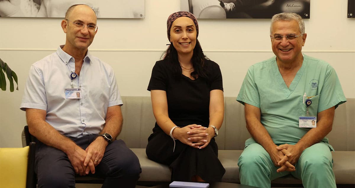 סהר והרופאים (צילום: המרכז הרפואי איכילוב)