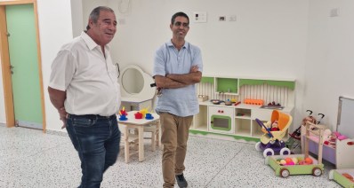 עמיר קשי ושמואל בוקסר (צילום: דוברות עיריית נס ציונה)