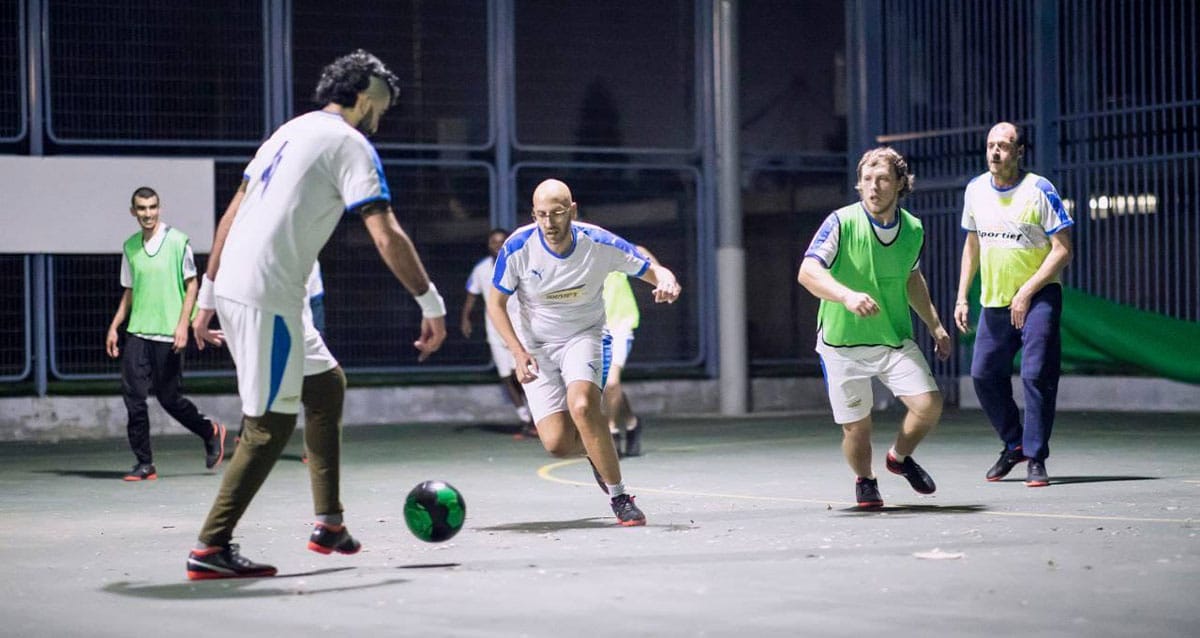 מגרש ביתי (צילום: מיכל אולמרט)