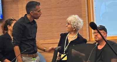 רות הרן שורדת שואה ורז אביטן כץ, מנכ"ל עמותת למענם (צילום: פרטי)