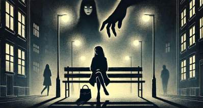 יום המאבק באלימות נגד נשים. איור AI - מערכת