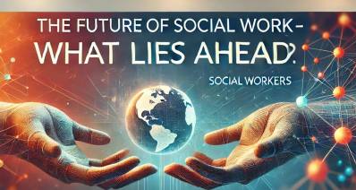 עתיד העבודה הסוציאלית. איור AI - מערכת