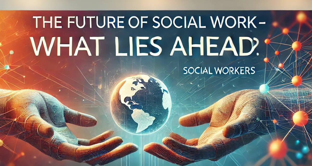 עתיד העבודה הסוציאלית. איור AI - מערכת