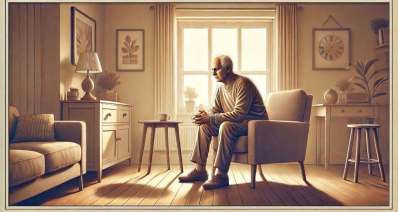 הדמיה: איש מבוגר. איור AI - מערכת