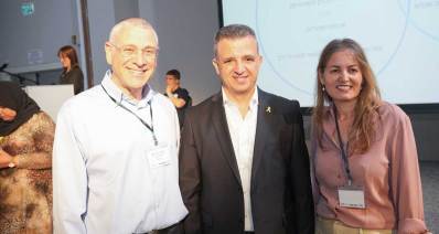 כנס "קולנו" הראשון של עמותת אקי"ם. מימין: סיגל פרץ, כרמל שאמה הכהן והרב בני לאו