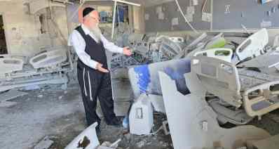 מראות ההרס בקמפוס עלה. צילום: אליעזר פיינשטיין