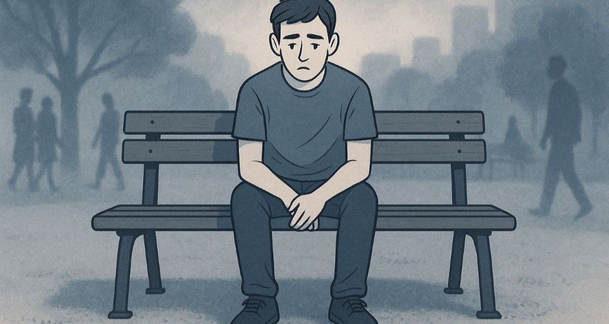 בדידות על הרצף. איור AI - רגישות