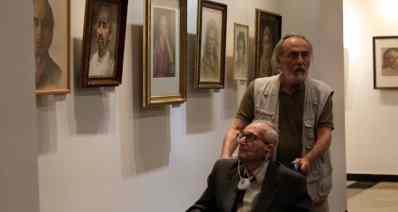 סאליק בתערוכה. צילום: עזר מציון