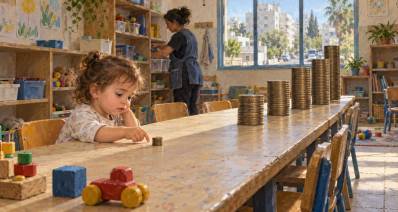איפה הכסף לחינוך הגיל הרך. איור AI: אתר רגישות