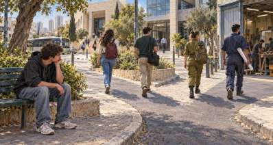אחד מחמישה צעירים אינו עובד ואינו לומד. איור AI: אתר רגישות