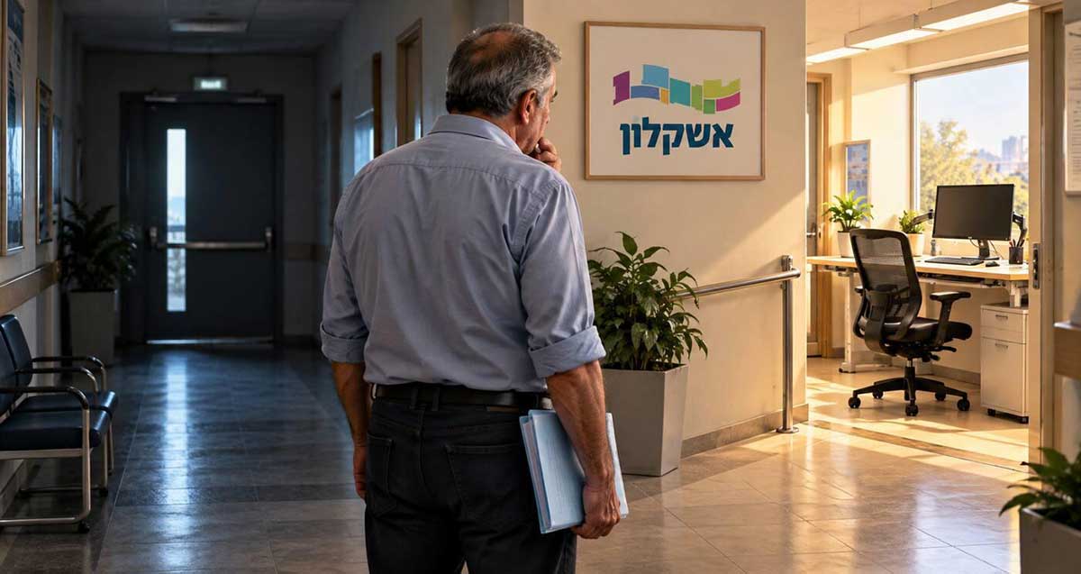 עבודה בעיריית אשקלון. איור AI.